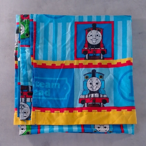 Vintage Other - Vintage 1990s Thomas the Train & Friends Twin Bed Sheet 63” x 96”